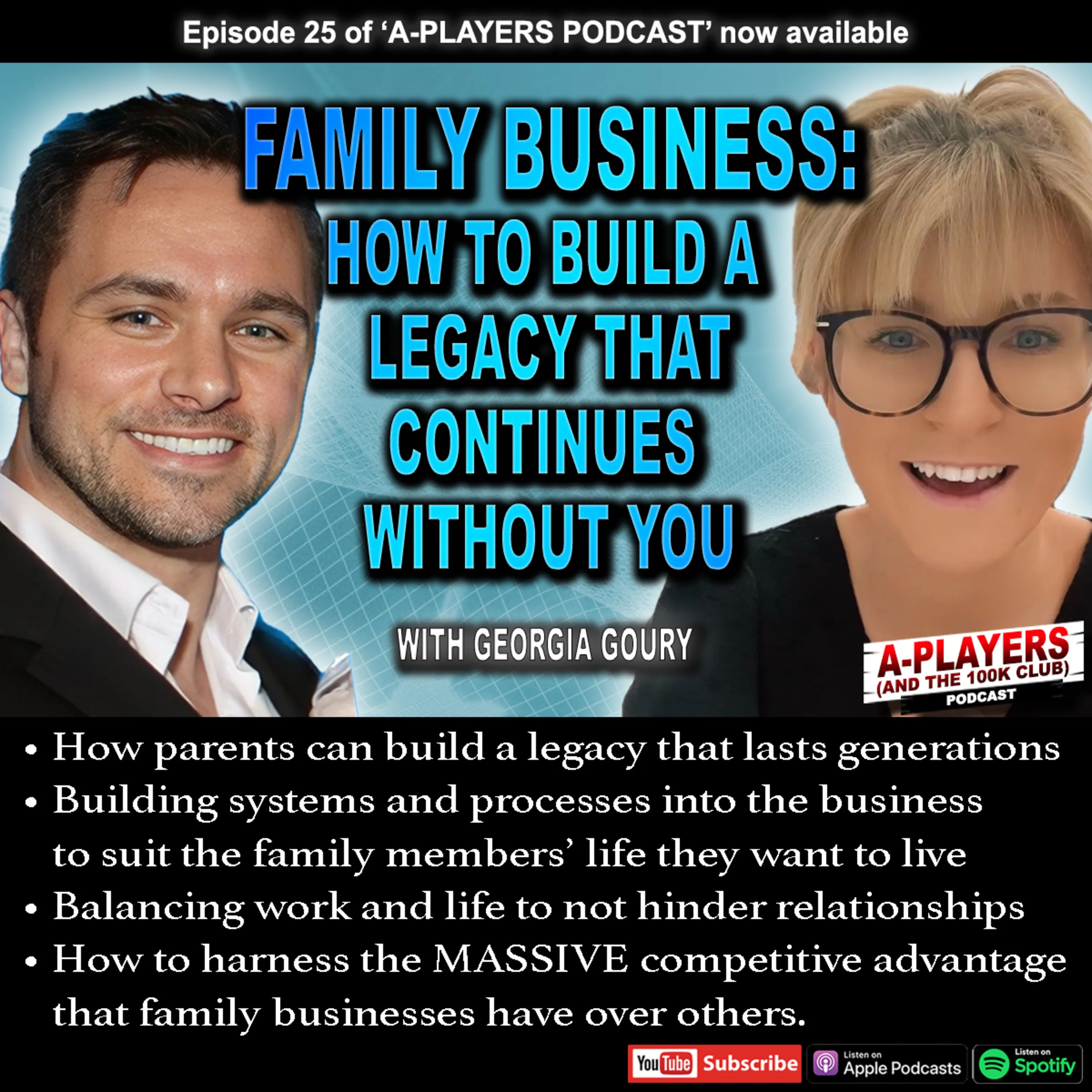 Family Business: How to Build a Business That Continues Without You ... with Georgia Goury