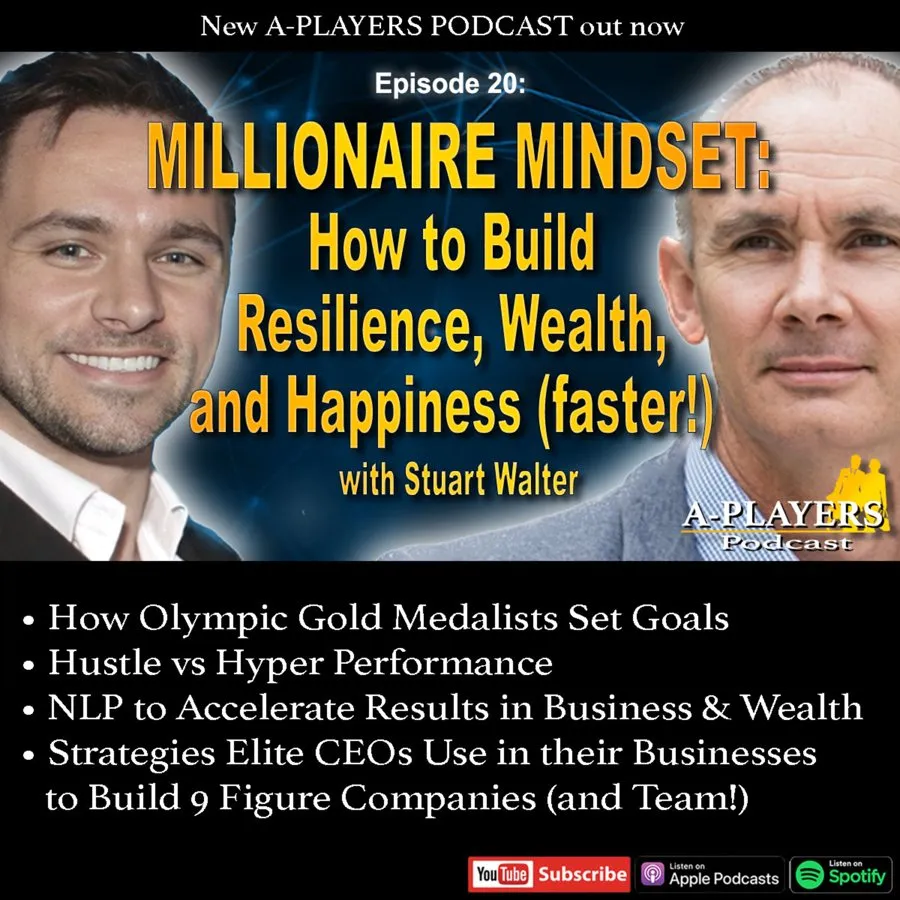 STUART WALTER. The Millionaire Mindset - How to Build Resilience, Wealth, and Happiness (faster!)