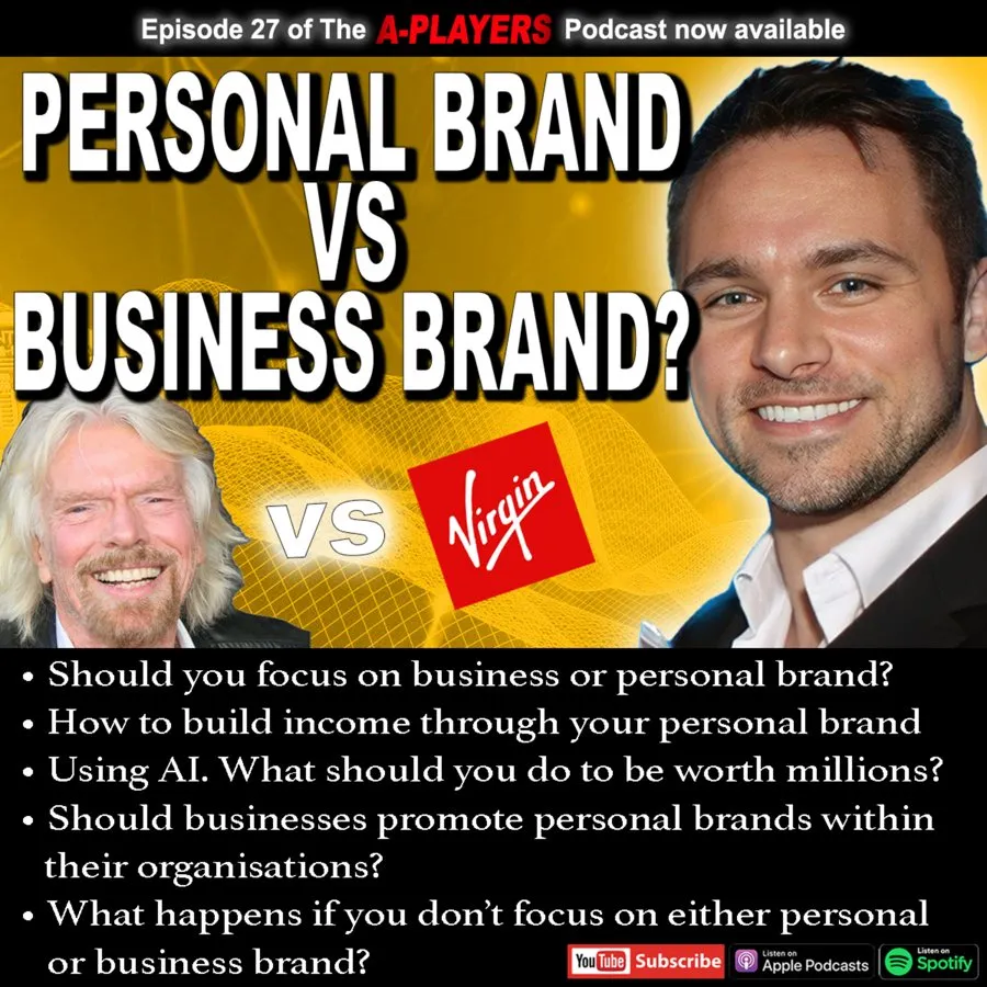 What is Important: A business brand or your own personal brand? Let's Decode